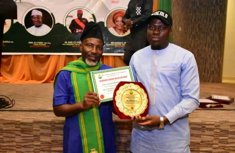 N.S.E: Kwara works commissioner bags Excellent and Leadership award