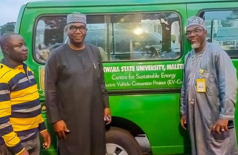 Governor AbdulRazaq salutes KWASU Engineers for making electric vehicles