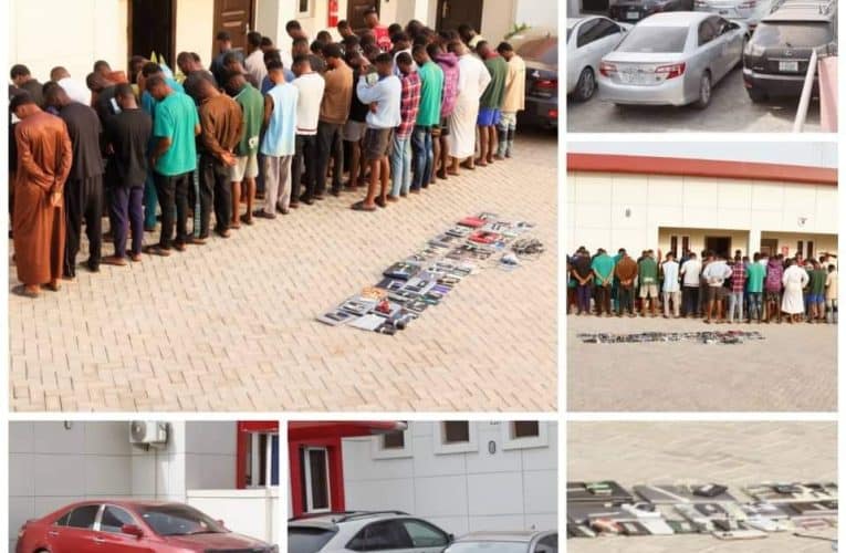 EFCC Arrests 50 suspected Fraudsters for cybercrime in Kwara