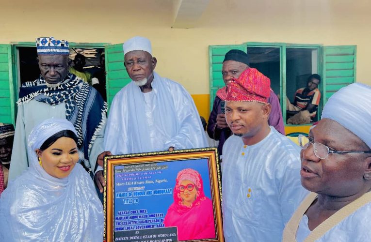 Moro Council of Ulammah Honours Moro LG Chairperson with Prestigious Islamic Title, Zeenatu Deenul Islam of Moro Land