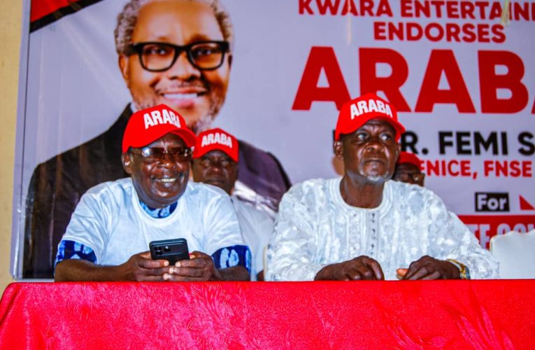 Kwara Entertainers Endorse Engr. Femi Sanni Araba for 2027 Governorship Race
